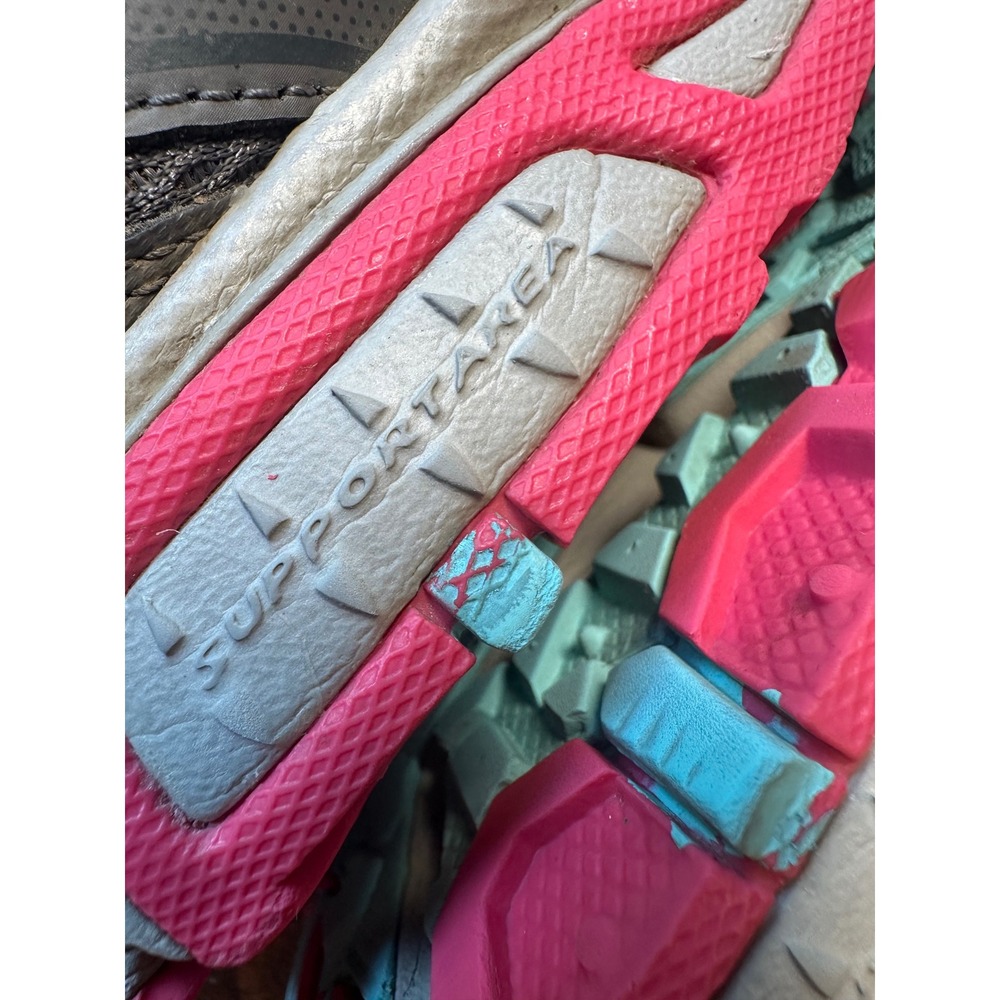 New Balance 412 v3 Tech Ride Trail Running Shoes Grey Pink Teal Womens 9.5 or M8 - Picture 10 of 14